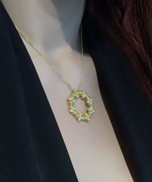Altın Kaplama Gümüş Kolye