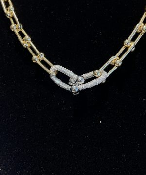 Orjinal Marka Gold Ucu Silver Zirkon Taş